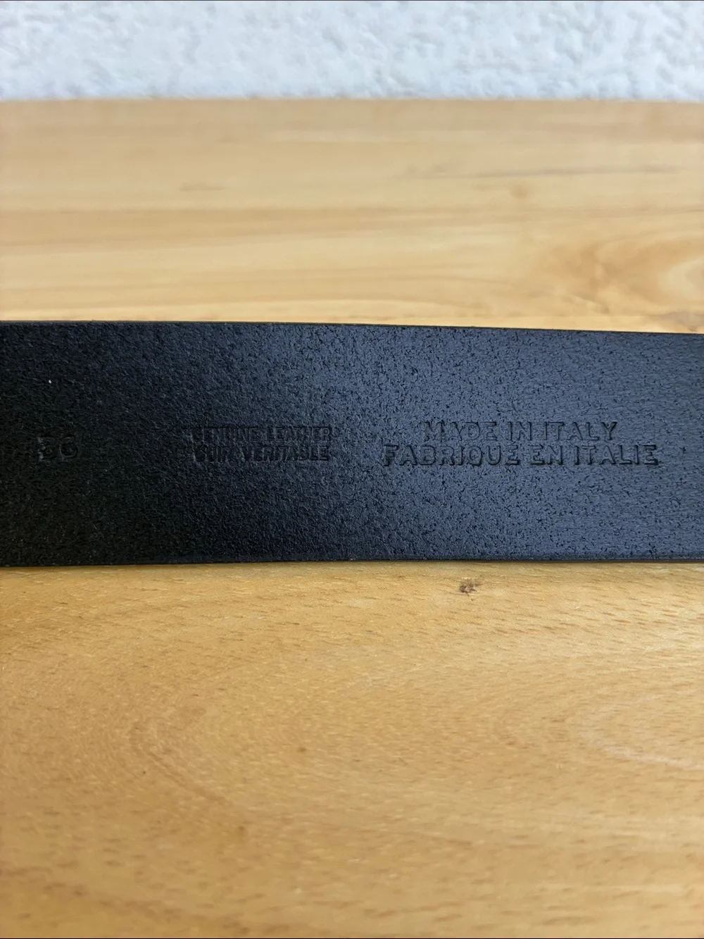 Nordstrom Classic Black Leather Men's Belt with Silver Buckle